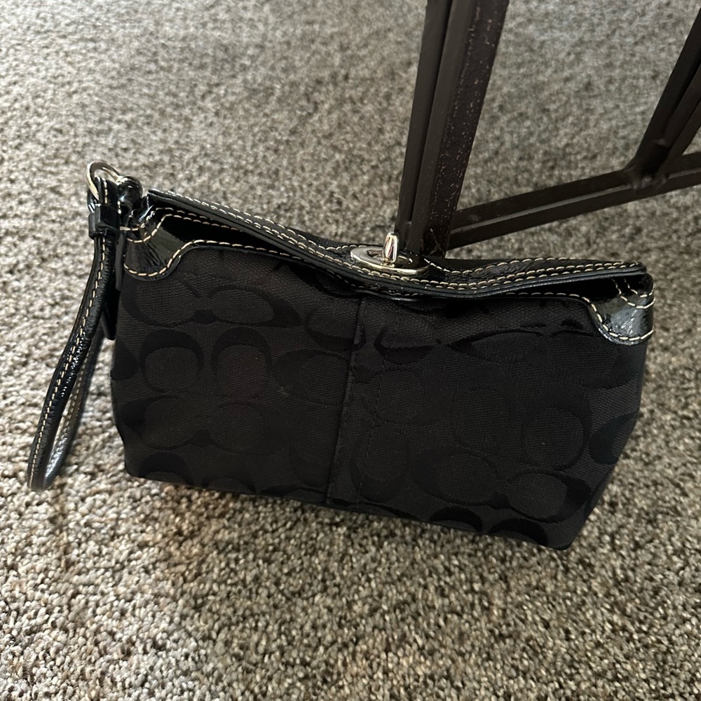 Black coach wristlet!